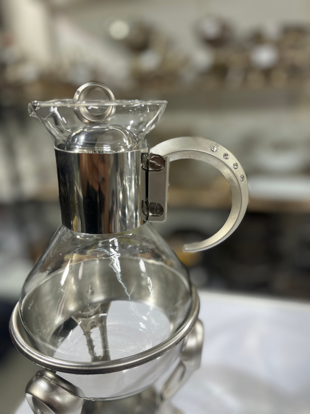 سوفله قهوه خوری رزلند مدل حلقه نگین استیل
